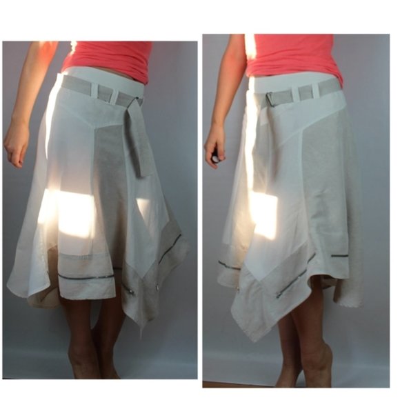 Ivan Grundahl skirt with zippers sz.M /sz.40 - Picture 14 of 16